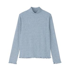 ニット セーター 「Pitta Re:)」 ニット ラメテレコ ハイネック プルオーバー レディース