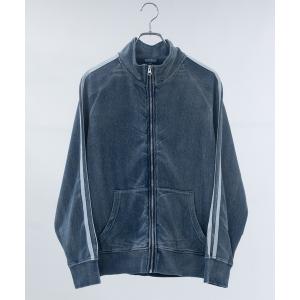 ジャージ 「13」カットデニム サイドライン トラックジャケット メンズ レディース