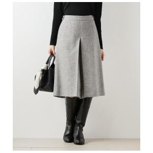 パンツ ブロークンヘリンボーンツィード キュロットパンツ レディース