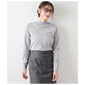 ニット セーター 「手洗い可能」キャッシュウール ボトルネックプルオーバー レディース