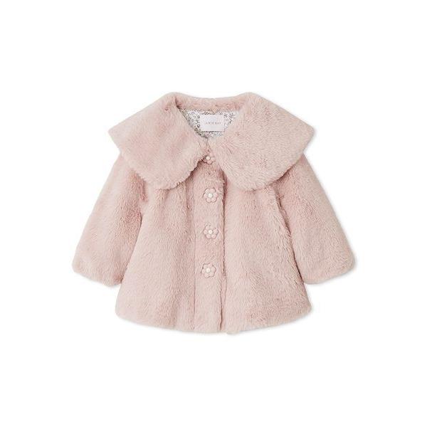 コート アウター フェイクファー2wayコート キッズ 子供服 女の子