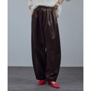 パンツ サテンフェードイージーカーヴィーパンツ レディース