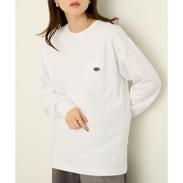 tシャツ NAVY リラックスFITヘビーウェイトロングＴシャツ メンズ レディース
