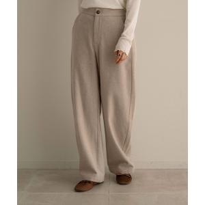 パンツ 「NOAHL」ヘリンボーンカーブパンツ レディース