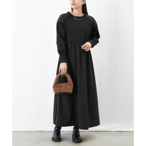 ワンピース LC/LLL ドッキングギャザーワンピース