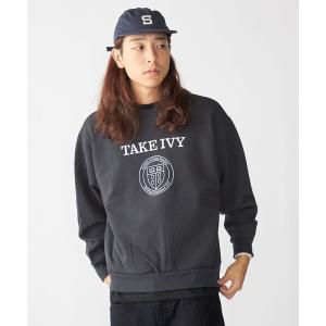 トレーナー スウェット SHIPS×TAKE IVY:「TAKE NVY」カレッジ スウェット クルーネック トレーナー メンズ