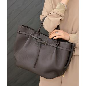 トートバッグ タックベルトトートバッグ(L)6354「CHRISTIAN VILLA/クリスチャンヴィラ」 レディース