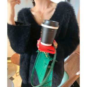 ニット セーター Vネックシャギーニット レディース