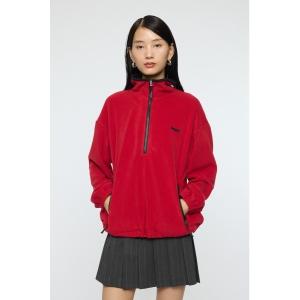 トレーナー スウェット FLEECE ZIP プルオーバー レディース