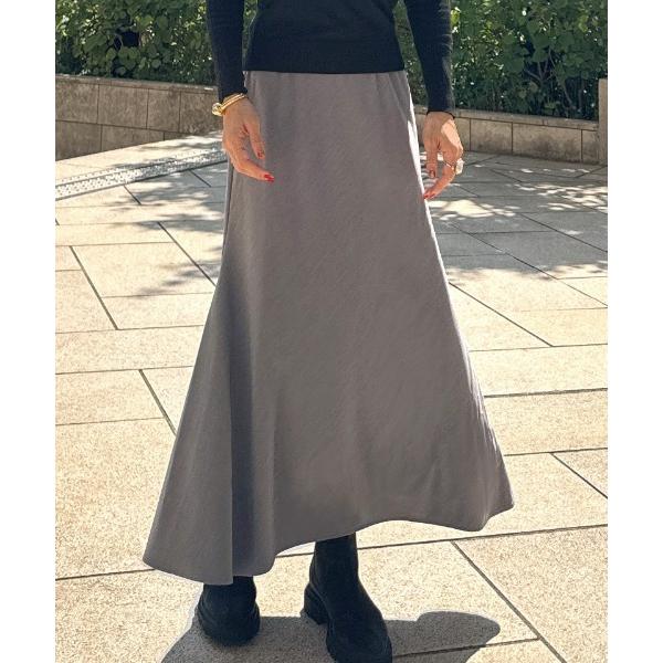 スカート シンプルバイアススカート