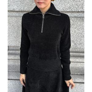 カーディガン もちふわとろけるZIPニット レディース