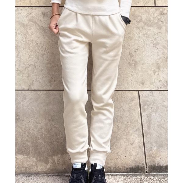 パンツ 日本製裏ふわふわ起毛パンツ（保温性機能生地） レディース