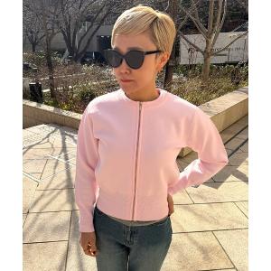 カーディガン 軽量ニットブルゾン レディース