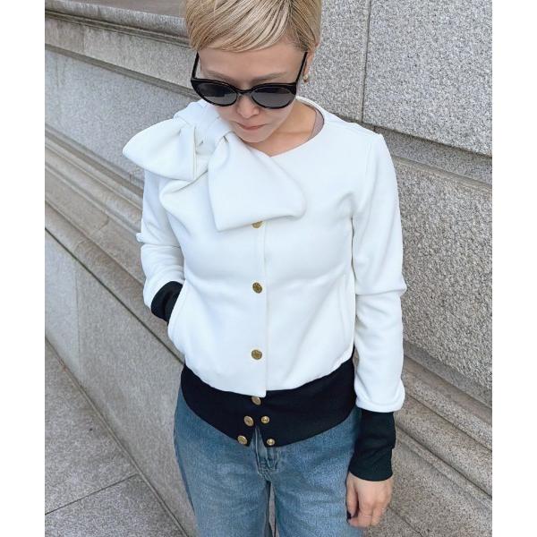 tシャツ 日本製おりがみリボンブルゾン（紫外線９９．９カット） レディース