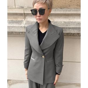 コート アウター ２wayシルエットモダンジャケット（防シワ生地） レディース