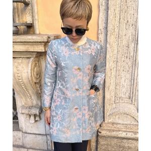 コート アウター クラシカルジャガードジャケット レディース