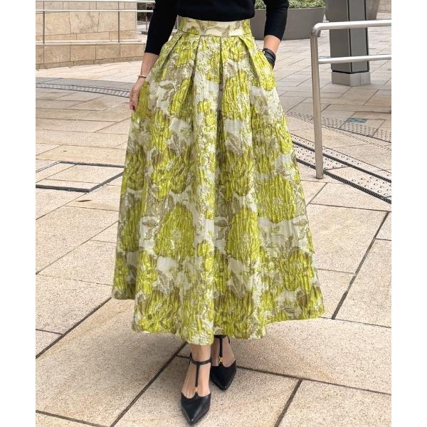 スカート ジャガードドーリー立体スカート
