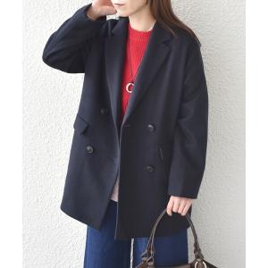SHIPS（シップス） コート チェスターコート SHIPS Primary Navy Label