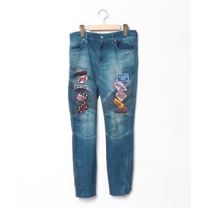 「HYSTERIC GLAMOUR」 パンツ MEDIUM ネイビー レディース