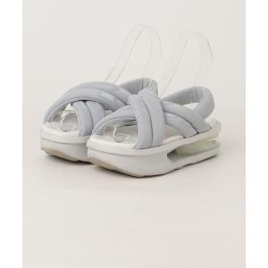 「NIKE」 フラットサンダル 23 グレー レディース