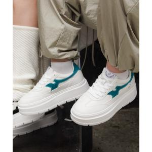 「poseganch」 ローカットスニーカー 23.0cm グリーン レディース