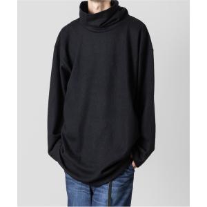 「ato」 長袖Tシャツ 46 ブラック メンズ