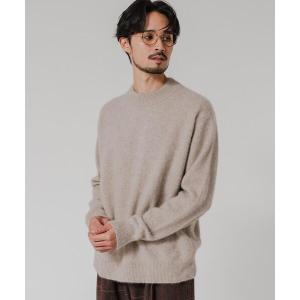 セーター ニット FOX CASHMERE CREW-NECK KNIT メンズ