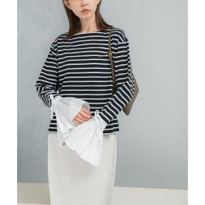 tシャツ Mewl シャツスリーブボーダーTOPS レディース : ZOZOTOWN