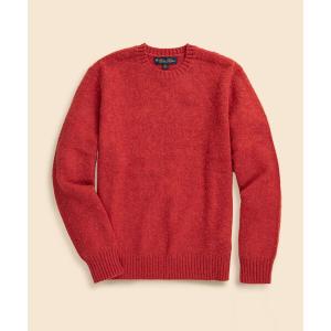 セーター ニット ブラッシュドウール　クルーネックセーター メンズ レディース