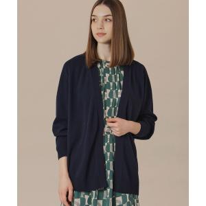 カーディガン バルキーニットカーディガン レディース