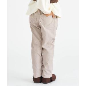 パンツ 「ストレート/あったか」裏起毛ハートポケットきゅんパンツ_ジュニア対応 キッズ 子供服 男の子 女の子｜ZOZOTOWN Yahoo!店