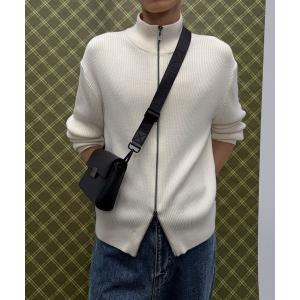 ショルダーバッグ 「A|X アルマーニ エクスチェンジ」NL ロゴプレート ショルダーバッグ メンズ