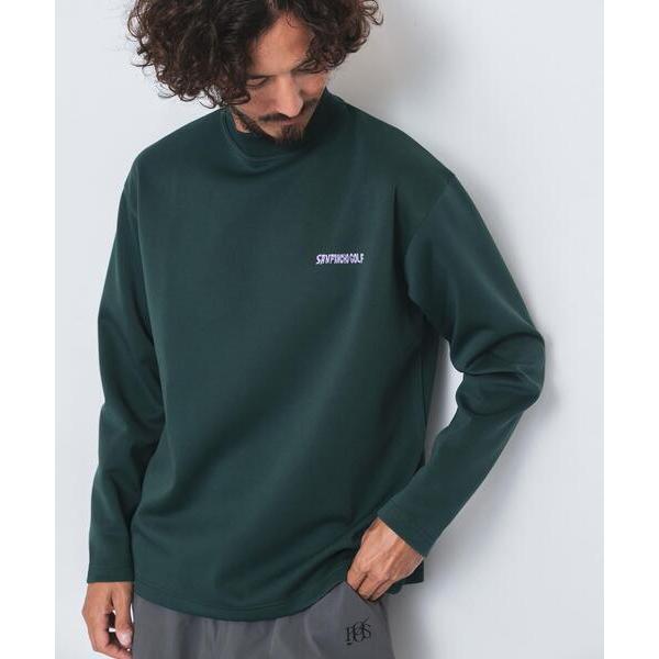 tシャツ OOPS×RYUAMBE 　モックネックロングTシャツ メンズ