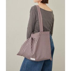 トートバッグ チェックトートBAG レディース