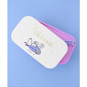 弁当箱 「PEANUTS/ピーナッツ」 スヌーピー ランチボックス 箸 ゴムバンド付 RELAX NIGHT