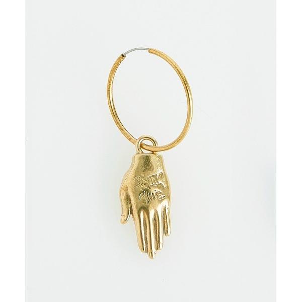 ピアス 強運×ユーモア「Aquvii」手相の線を刻んだ“Palmistry Earring Pier...