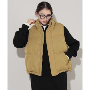 ダウンベスト ベスト 中綿スタンドベスト レディース