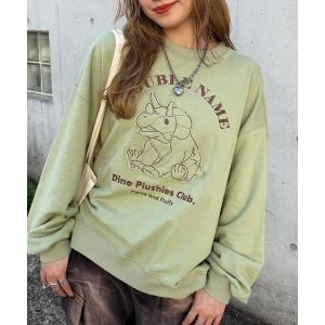 tシャツ Dino Plushies Club刺しゅうプルオーバー レディース