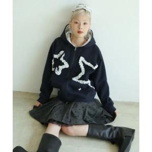 パーカー 「Uglyshadow」FLOWER STAR HOODED ZIPUP / 「アグリーシャドウ」フラワースターフードジップアップパーカー