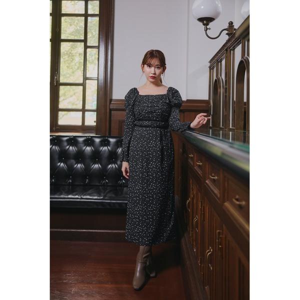 ワンピース Capucine Bloom Sleeve Chiffon Dress