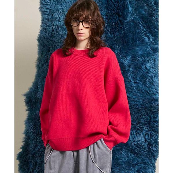 セーター ニット 「UNISEX」Prime-Over Pullover Crew Neck Kni...