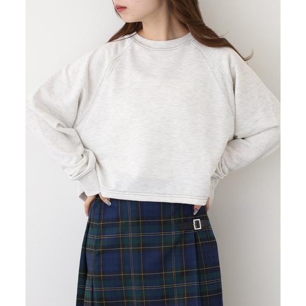 トレーナー スウェット T/C裏毛ショート丈PO レディース