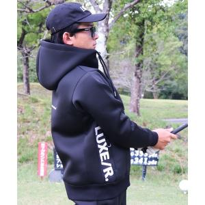 パーカー (RM)「LUXE/R GOLF」ストレッチ スポンジ ボンディング ジップパーカー メンズ
