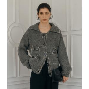 カーディガン 「Nepal」 BLANKET KNIT JACKET/ブランケットニットジャケット レディース