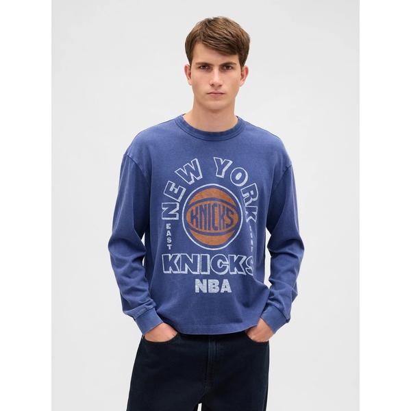tシャツ NBA ニューヨーク ニックス クロップド グラフィックTシャツ メンズ レディース
