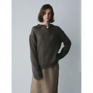 ニット セーター モヘアポロニット レディース
