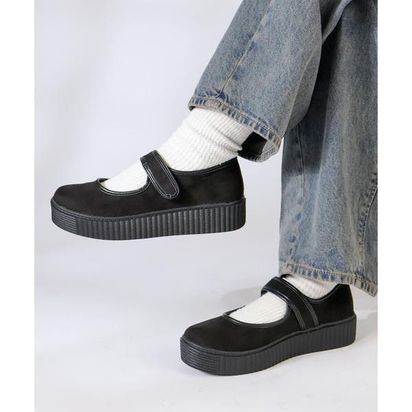 スリッポン Dedes リブソールメリージェーンシューズ(6405) レディース