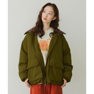 ダウンコート ダウンジャケット 「eLur」BIGポケット中綿ブルゾン レディース メンズ