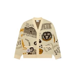 カーディガン AAPE KNIT CARDIGAN メンズ
