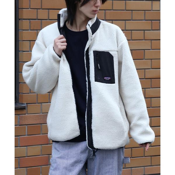 ブルゾン アウター 「GERRY/ジェリー」シープボア ナイロン切替スタンドカラージャケット メンズ...